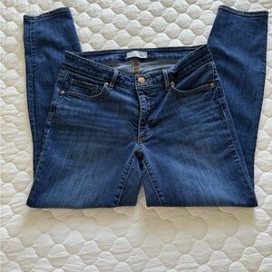 LOFT Blue Skinny Jeans Classic Denim